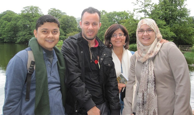 The participants enjoyed a relaxing Sunday at Belton House