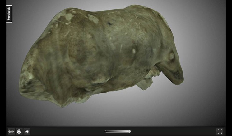 3D scan of the original bull