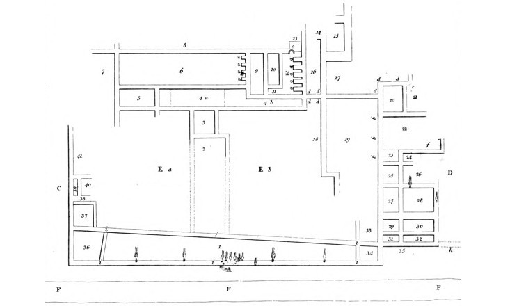 Cayley Illingworth's plan of the villa