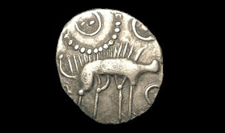 Boar on a silver unit of the Corieltavi tribe