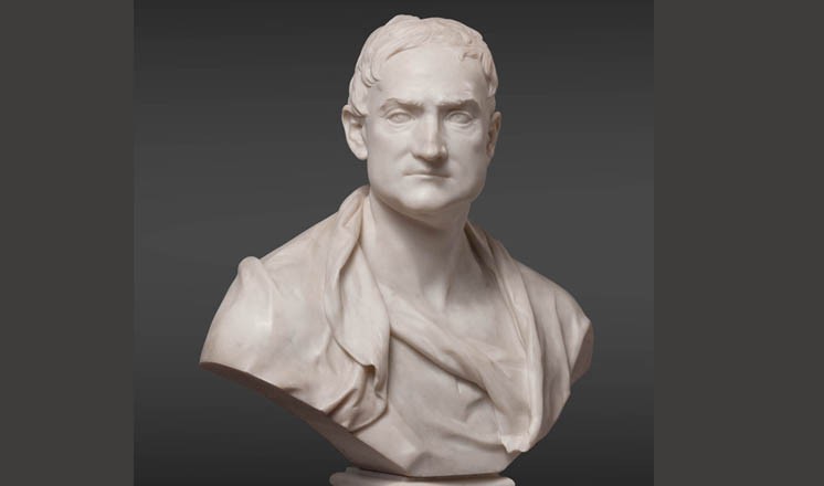 Bust of Isaac Newton by Louis-Francois Roubiliac, 18th century; courtesy of a private collection