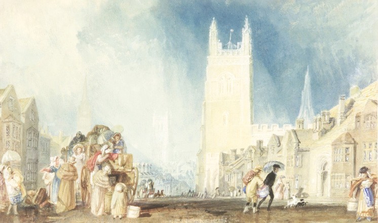 Stamford, Lincolnshire by J.M.W. Turner (about 1828), courtesy the Usher Gallery, Lincoln
